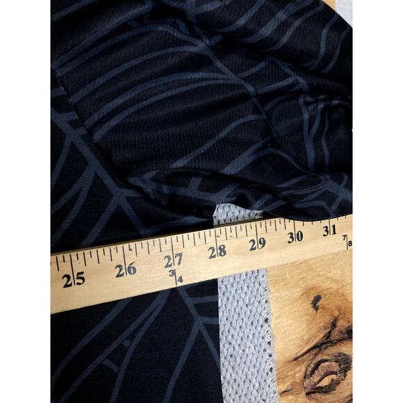 Born Hawaii Button Up Shirt Men's XXL Black/Blue Tribal All Around Print Party - Picture 9 of 12